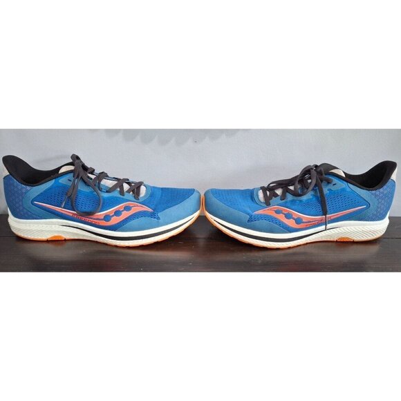 EUC Saucony Freedom 4 Jackalope in Blue & Orange/Sz. 12 - Picture 4 of 9